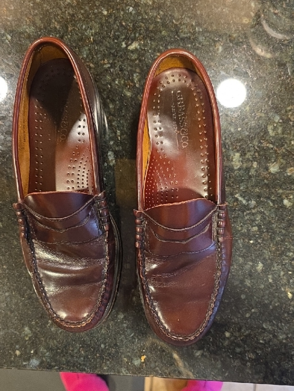Bass Leather Penny Loafers Mens 10.5